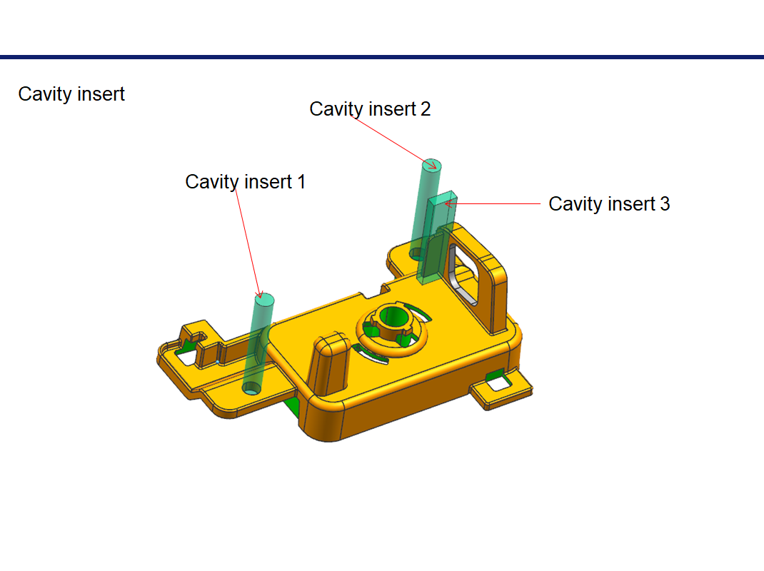 Mold Cavity Modular Insert Structure Drawing