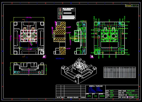 Precision Mold Insert CAD Drawing Standards